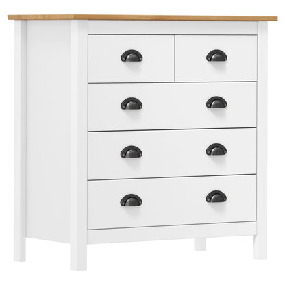 Skjenk Hvit Hill 79x40x80 cm heltre furu