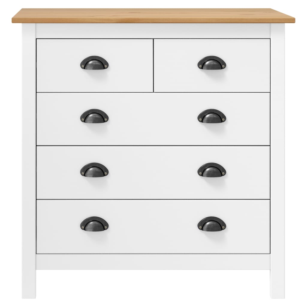 Skjenk Hvit Hill 79x40x80 cm heltre furu
