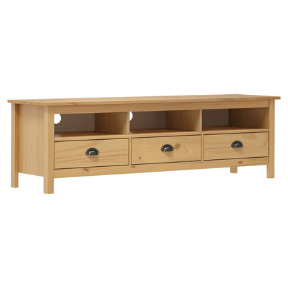 TV-Møbel Honningbrun TV-benk Hill 158x40x47 cm heltre furu