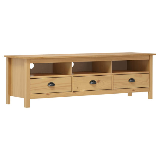 TV-Møbel Honningbrun TV-benk Hill 158x40x47 cm heltre furu