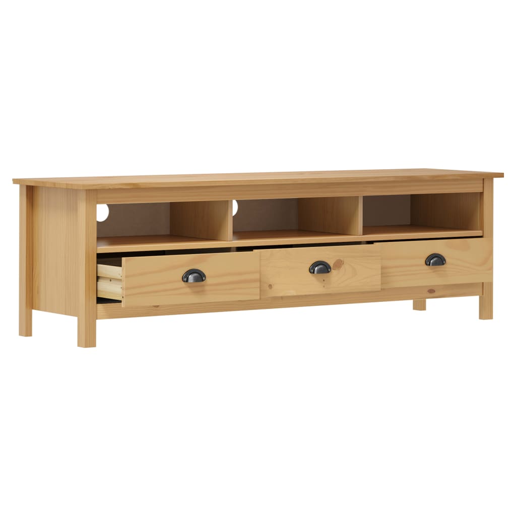 TV-Møbel Honningbrun TV-benk Hill 158x40x47 cm heltre furu