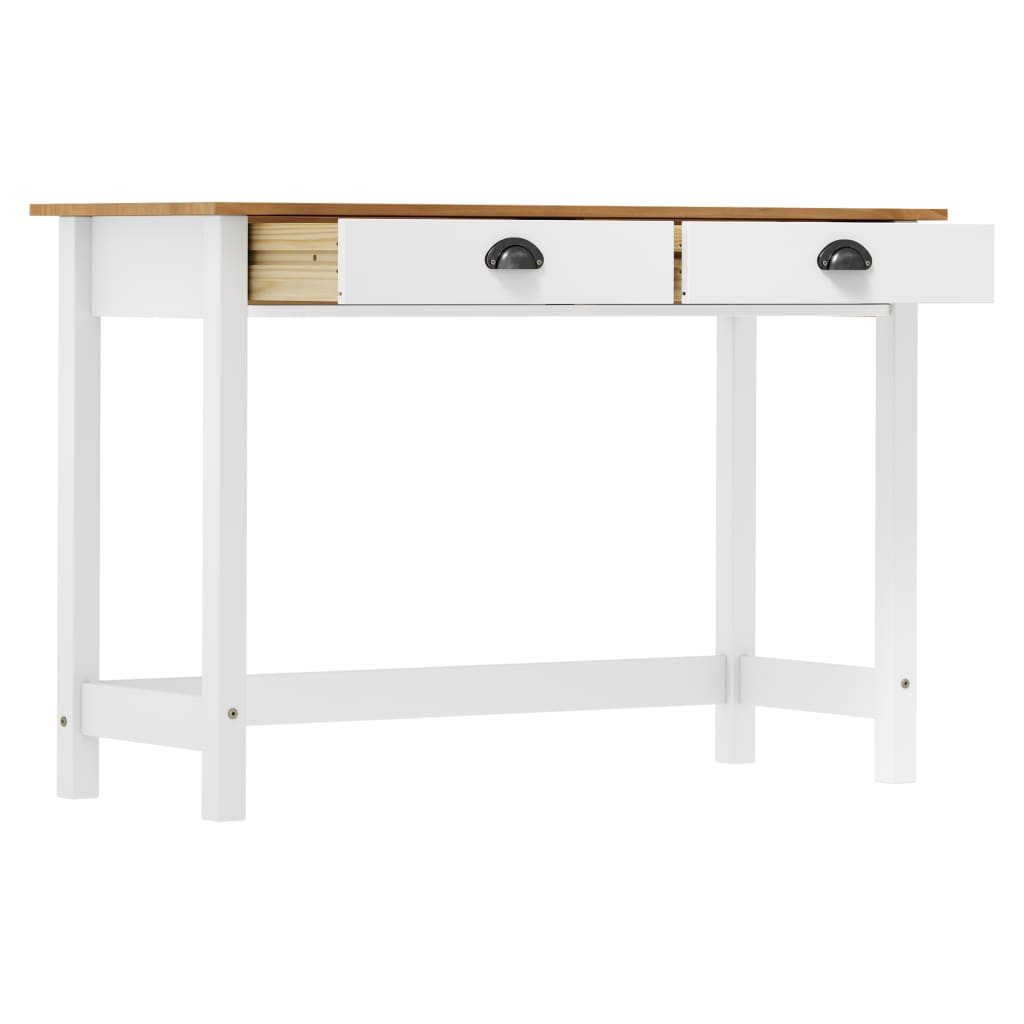 Avlastningsbord Konsollbord Tre Hill med 2 skuffer 110x45x74 cm heltre furu