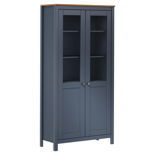 Skap hvit Hill 85x37x170,5 cm heltre furu