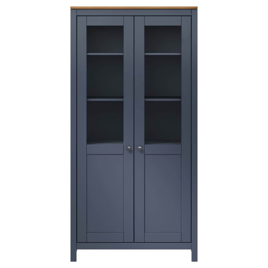 Skap hvit Hill 85x37x170,5 cm heltre furu
