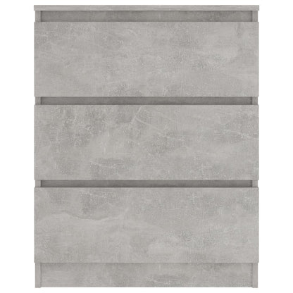 Kommode Betonggrå 60x35x76 cm