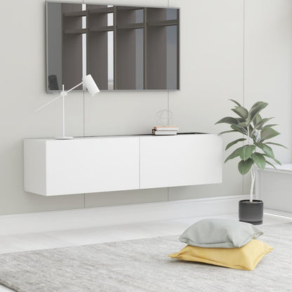 TV-Møbel Hvit Tv-benk 120x30x30 cm