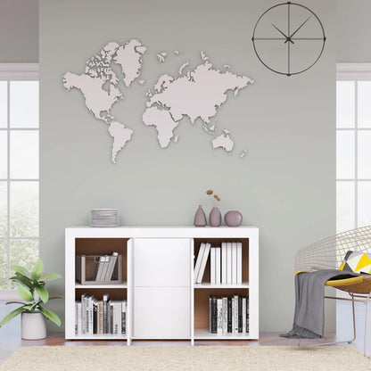 Skjenk Høyglans Hvit 120x36x69 cm