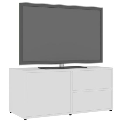 TV-Møbel Hvit Tv-benk 80x34x36 cm