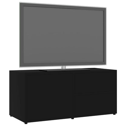 TV-Møbel Svart Tv-benk 80x34x36 cm