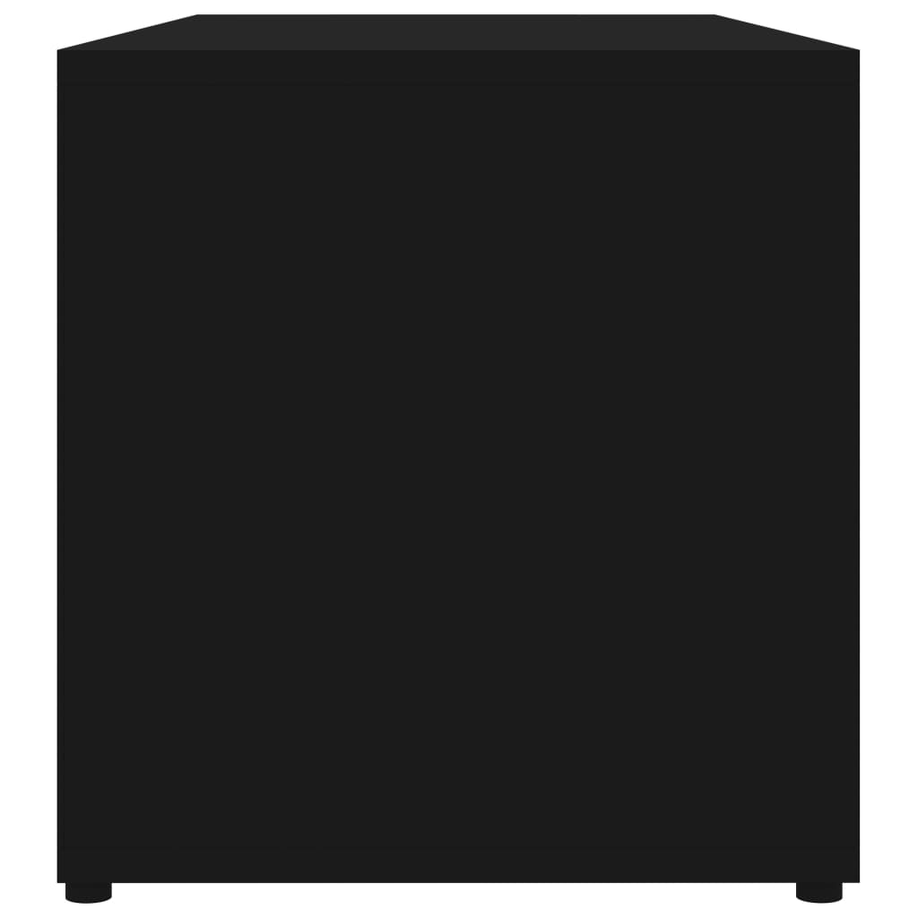 TV-Møbel Svart Tv-benk 80x34x36 cm