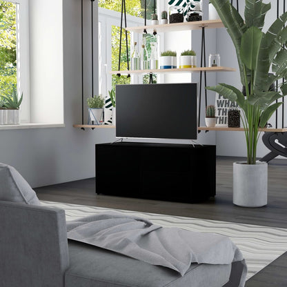 TV-Møbel Svart Tv-benk 80x34x36 cm