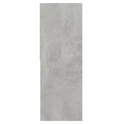 Bokhylle Betonggrå 67x24x161 cm