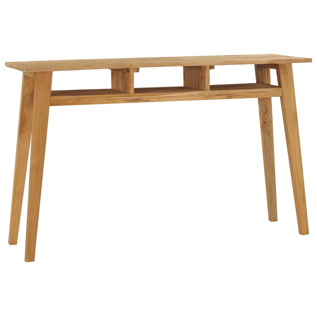 Avlastningsbord Konsollbord Tre 120x35x75 cm heltre teak