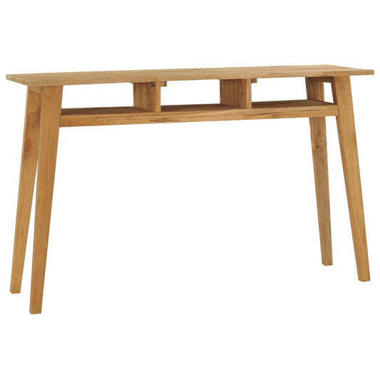 Avlastningsbord Konsollbord Tre 120x35x75 cm heltre teak