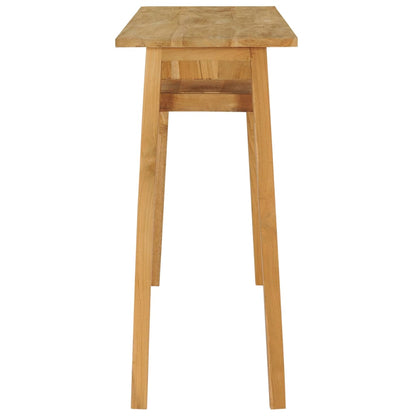 Avlastningsbord Konsollbord Tre 120x35x75 cm heltre teak