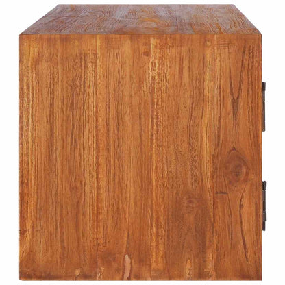 TV-Møbel Tre TV-benk heltre teak Veggmontert 90x30x30 cm
