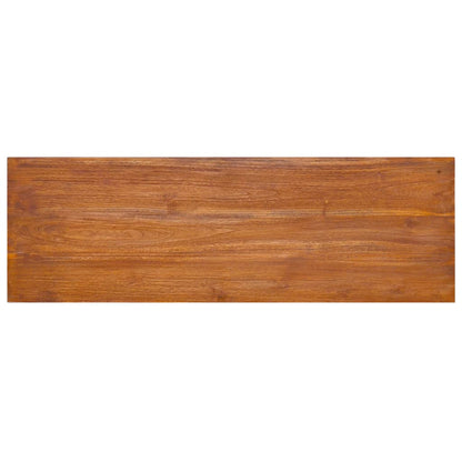 TV-Møbel Tre TV-benk heltre teak Veggmontert 90x30x30 cm