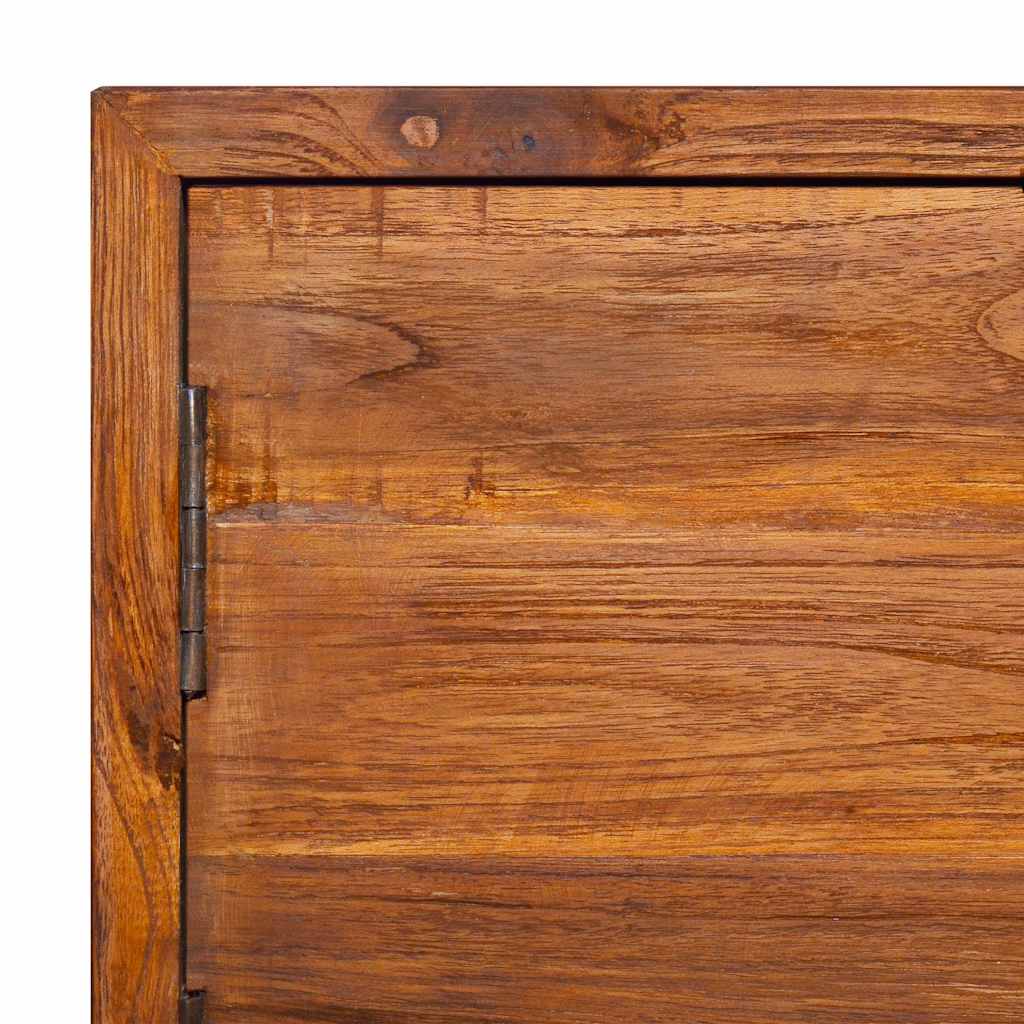 TV-Møbel Tre TV-benk heltre teak Veggmontert 90x30x30 cm
