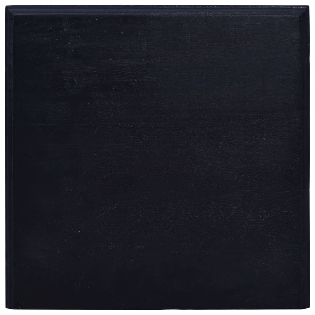 Nattbord Sengbord Svart lys heltre mahogni