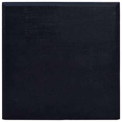 Nattbord Sengbord Svart lys heltre mahogni