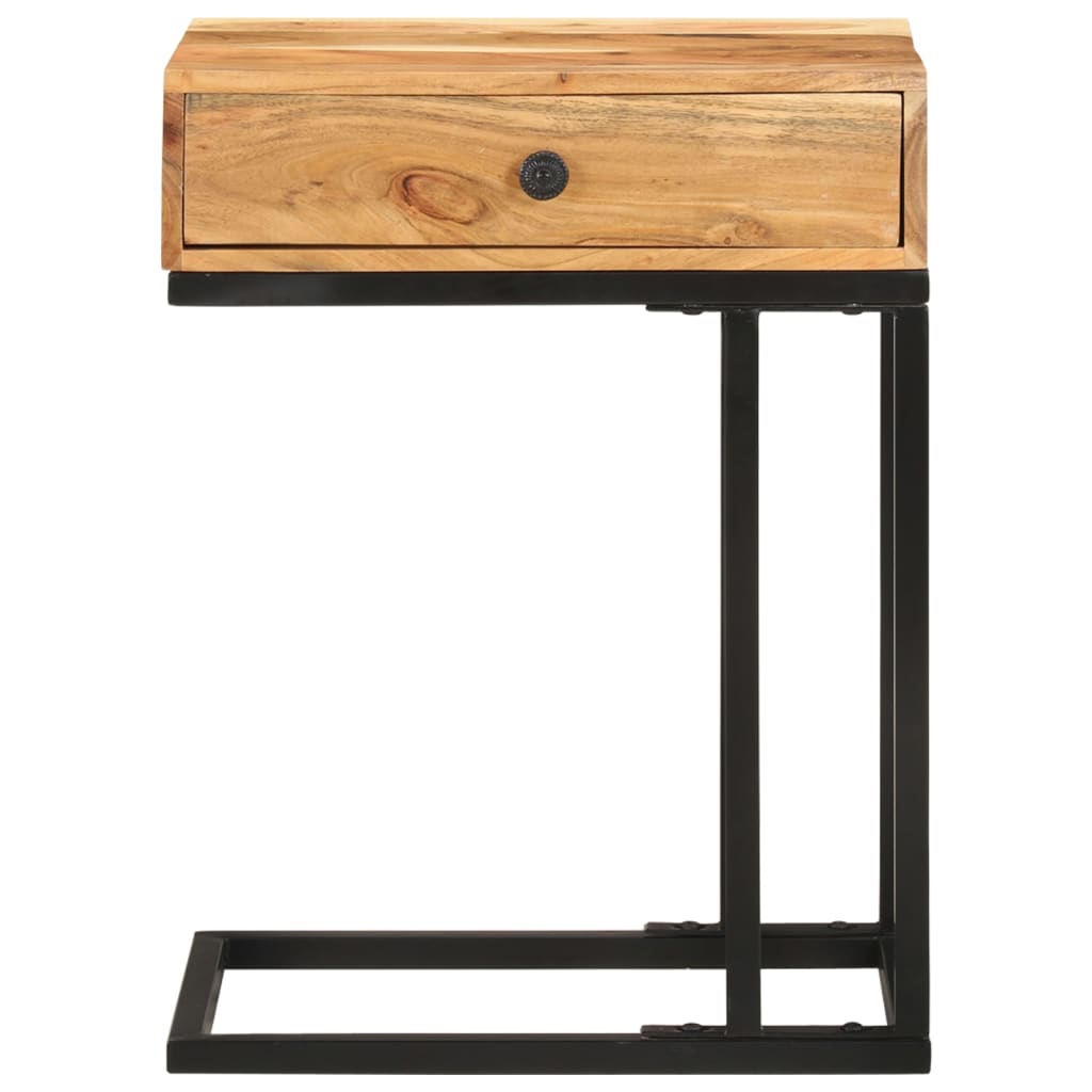 Sidebord Tre U-formet 45x30x61 cm heltre akasie