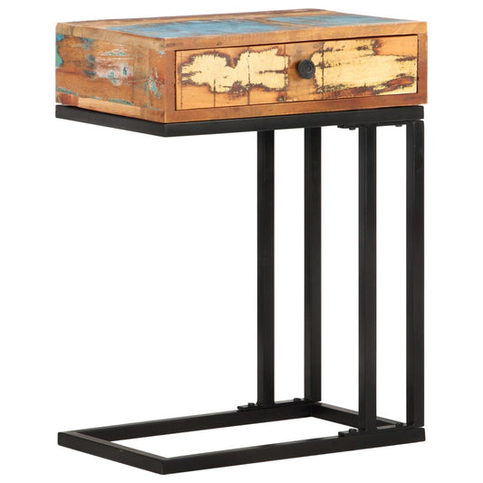 Sidebord Tre U-formet Sidebord Tre 45x30x61 cm gjenvunnet heltre