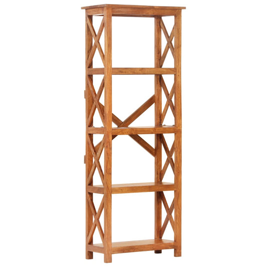 Bokhylle Tre 60x30x160 cm heltre akasie med honningfinish