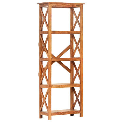 Bokhylle Tre 60x30x160 cm heltre akasie med honningfinish