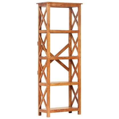 Bokhylle Tre 60x30x160 cm heltre akasie med honningfinish