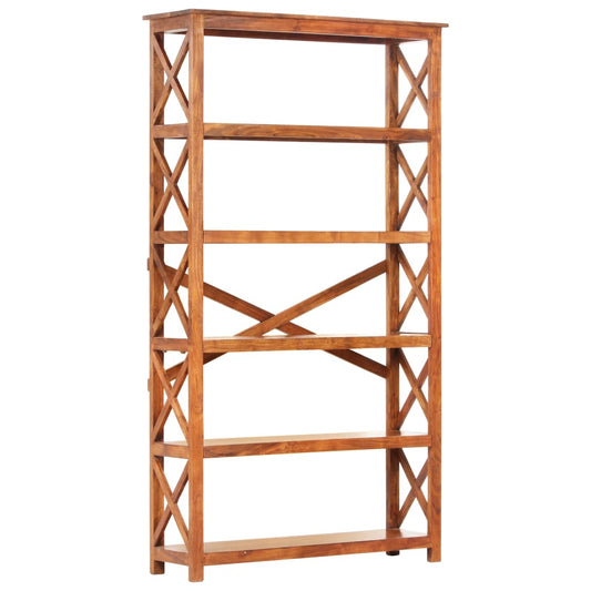 Bokhylle Tre 100x30x180 cm heltre akasie med honningfinish