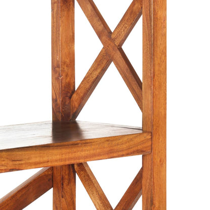 Bokhylle Tre 100x30x180 cm heltre akasie med honningfinish