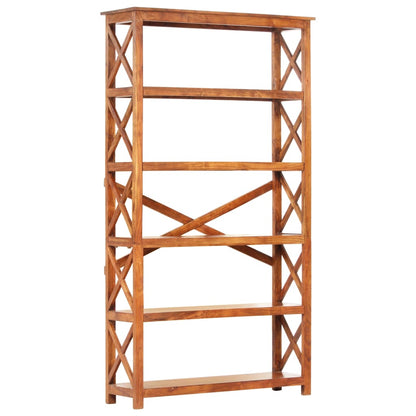 Bokhylle Tre 100x30x180 cm heltre akasie med honningfinish