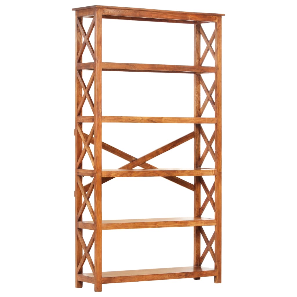 Bokhylle Tre 100x30x180 cm heltre akasie med honningfinish