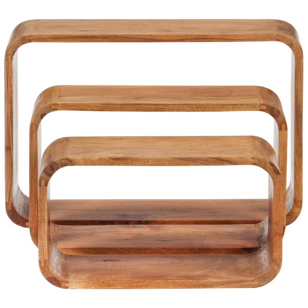 Sidebord Tre 3 stk heltre akasie honningfinish