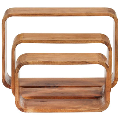 Sidebord Tre 3 stk heltre akasie honningfinish