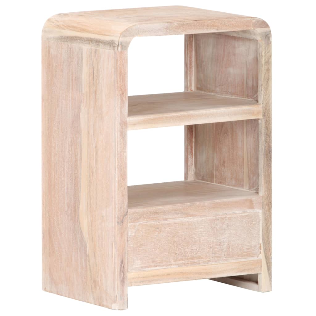 Nattbord Sengbord Tre Heltre Akasietre 40x30x60 cm