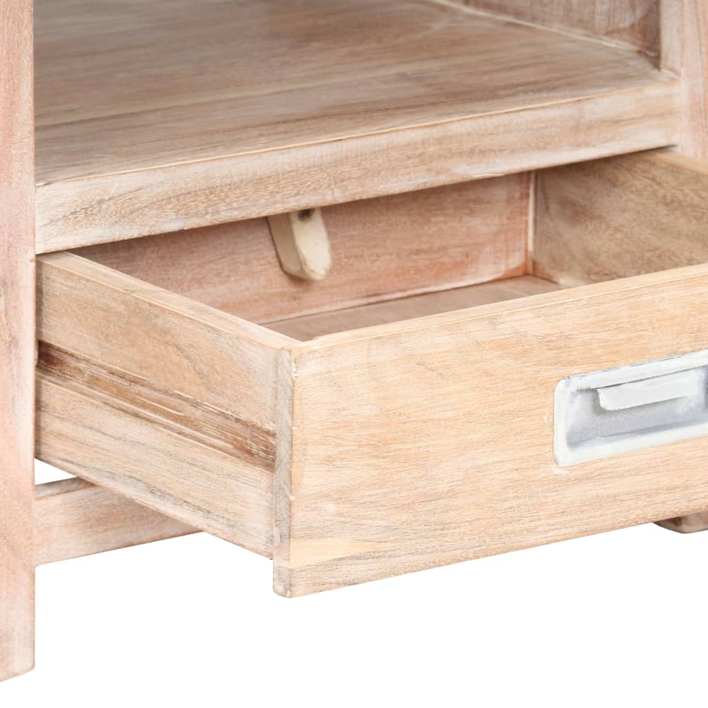 Nattbord Sengbord Tre Heltre Akasietre 40x30x60 cm