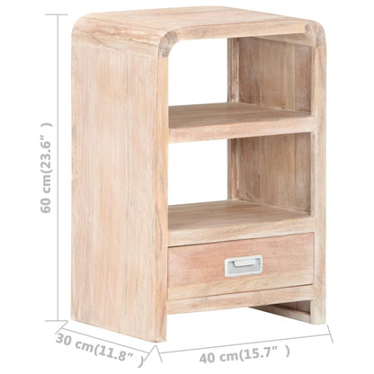 Nattbord Sengbord Tre Heltre Akasietre 40x30x60 cm