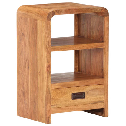 Nattbord Sengbord Tre 40x30x60 cm heltre akasie med honningfinish