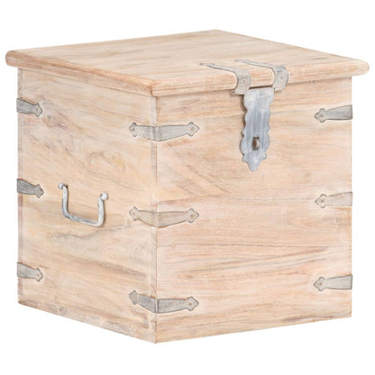 Oppbevaringskiste 40x40x40 cm heltre akasie