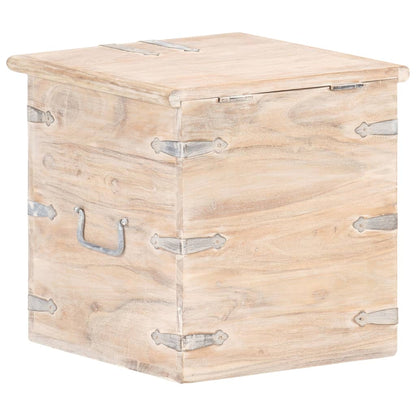Oppbevaringskiste 40x40x40 cm heltre akasie