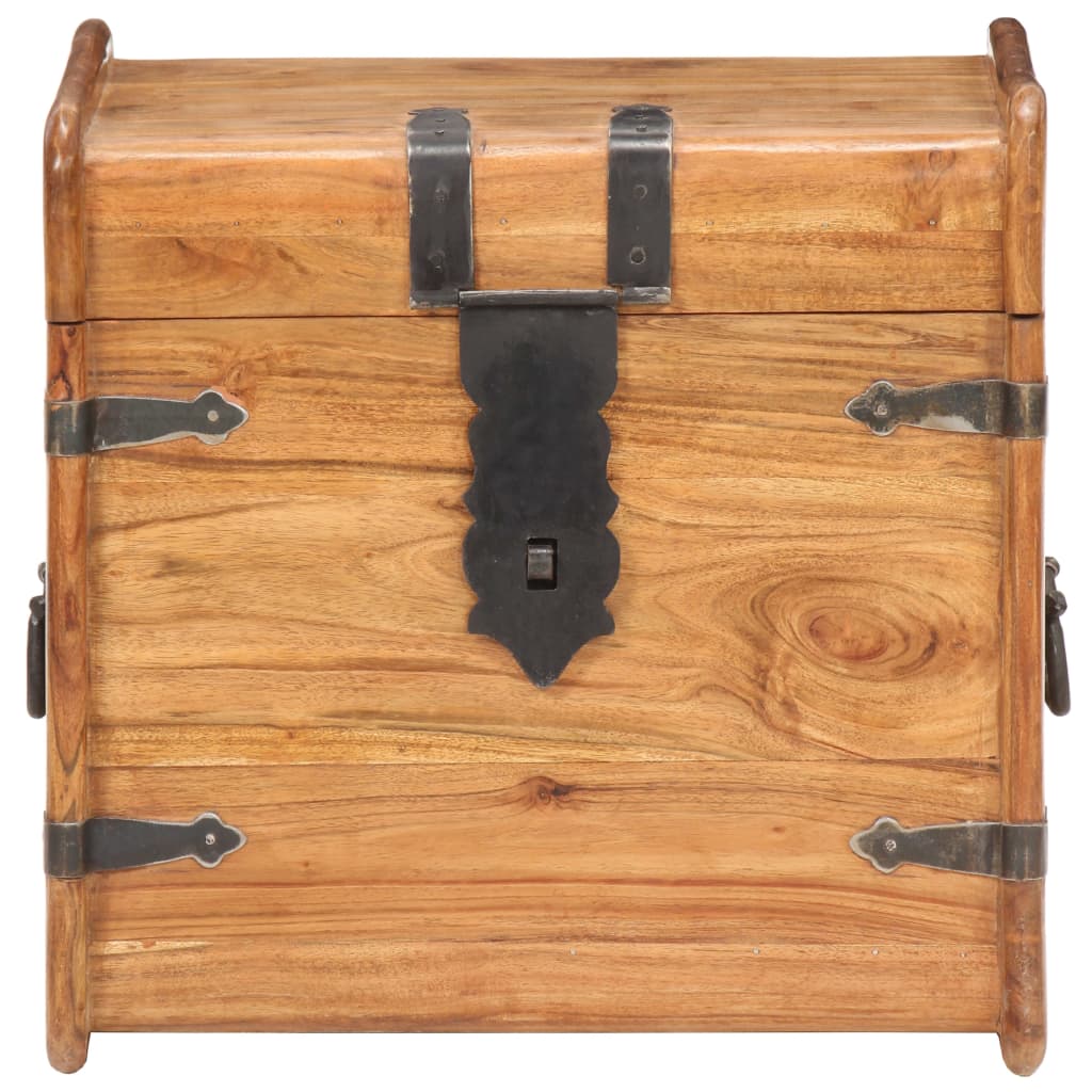Oppbevaringskiste 40x40x40 cm heltre akasie