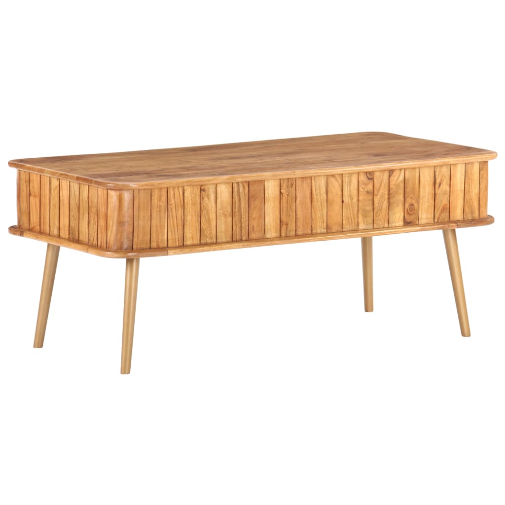 Salongbord Sofabord Tre heltre akasie 100x50x40 cm
