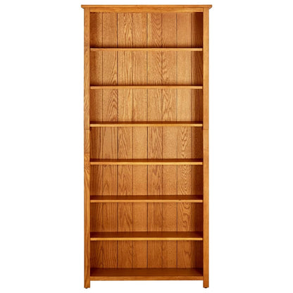 Bokhylle Tre 7 etasjer 90x22,5x200 cm heltre eik