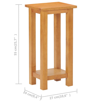 Sidebord Tre 27x24x55 cm heltre eik