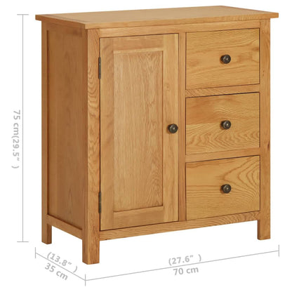 Skap Tre  70x35x75 cm heltre eik