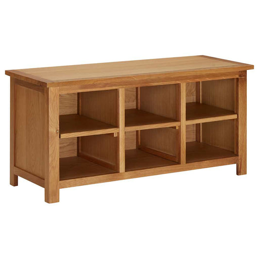 Skoskap Skohylle Skobenk Tre 90x37x45 cm heltre eik