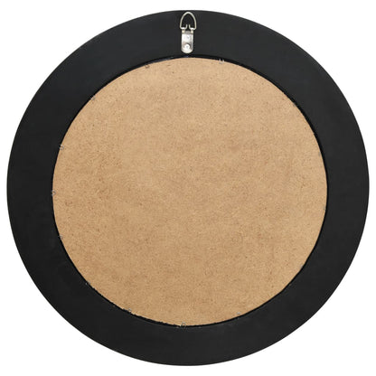 Veggspeil Barokkstil 50 cm svart