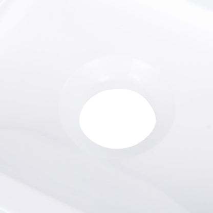 Baderomservant 400x220x90 mm SMC hvit