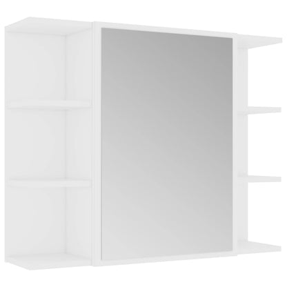 Baderomsspeil Speilskap til baderom Hvit 80x20,5x64 cm